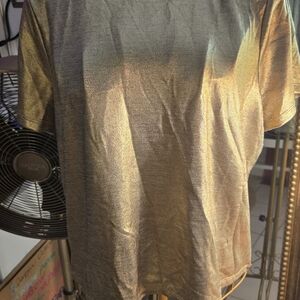 Anthropologie Gold Top